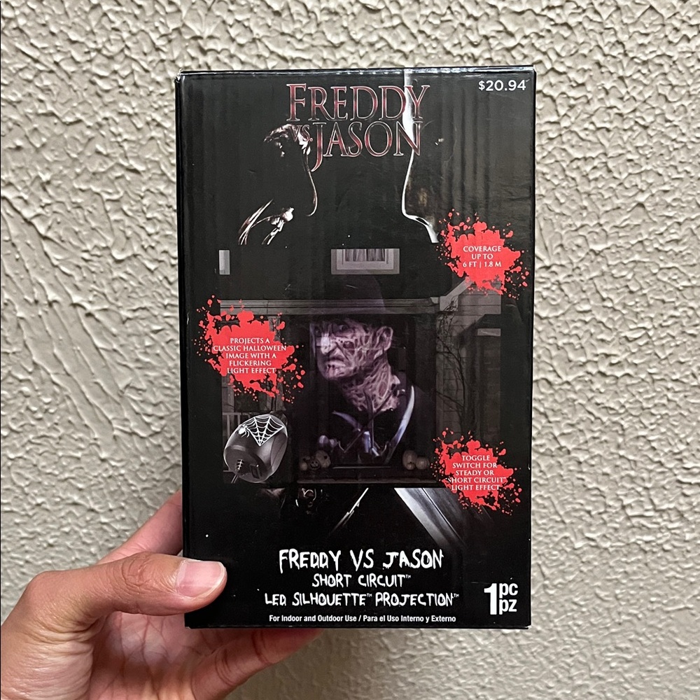 Freddy LED Silhouette Projection with Red and Black Accents
